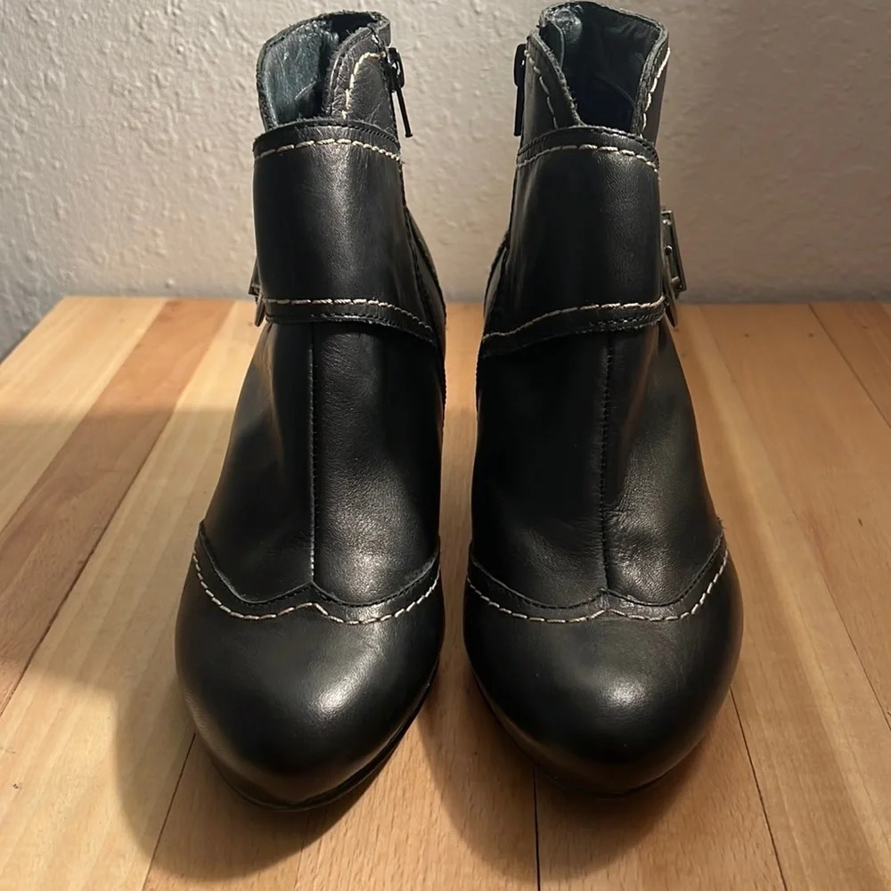 Pikolinos Woman’s Leather Black Leather Boots. Sz 5.5 - Picture 4 of 6